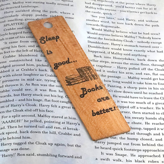 Wooden Bookmarks for Book Lovers, Bibliophile Reader Gift, To be continued, Book Dragon - Dragon Armor Games