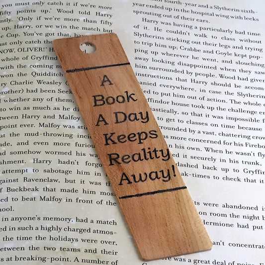 Wooden Bookmarks for Book Lovers, Bibliophile Reader Gift, To be continued, Book Dragon - Dragon Armor Games