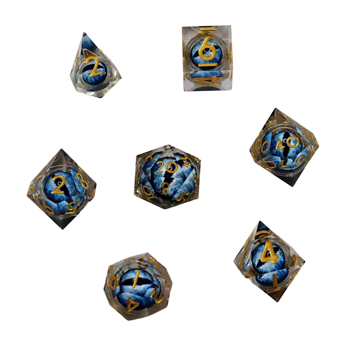 Floating Eye Liquid Core Dice