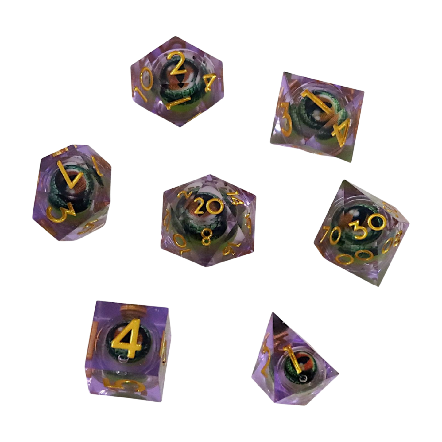 Floating Eye Liquid Core Dice