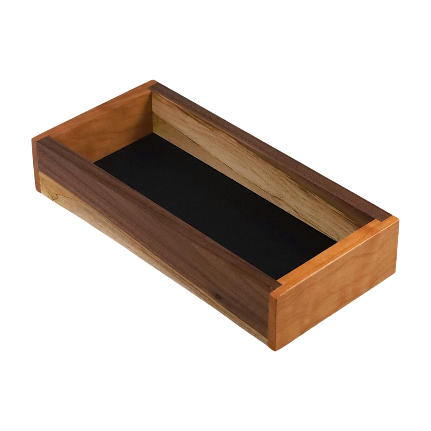 Medium Two-Tone Walnut and Cherry Tray - Dragon Armor Games