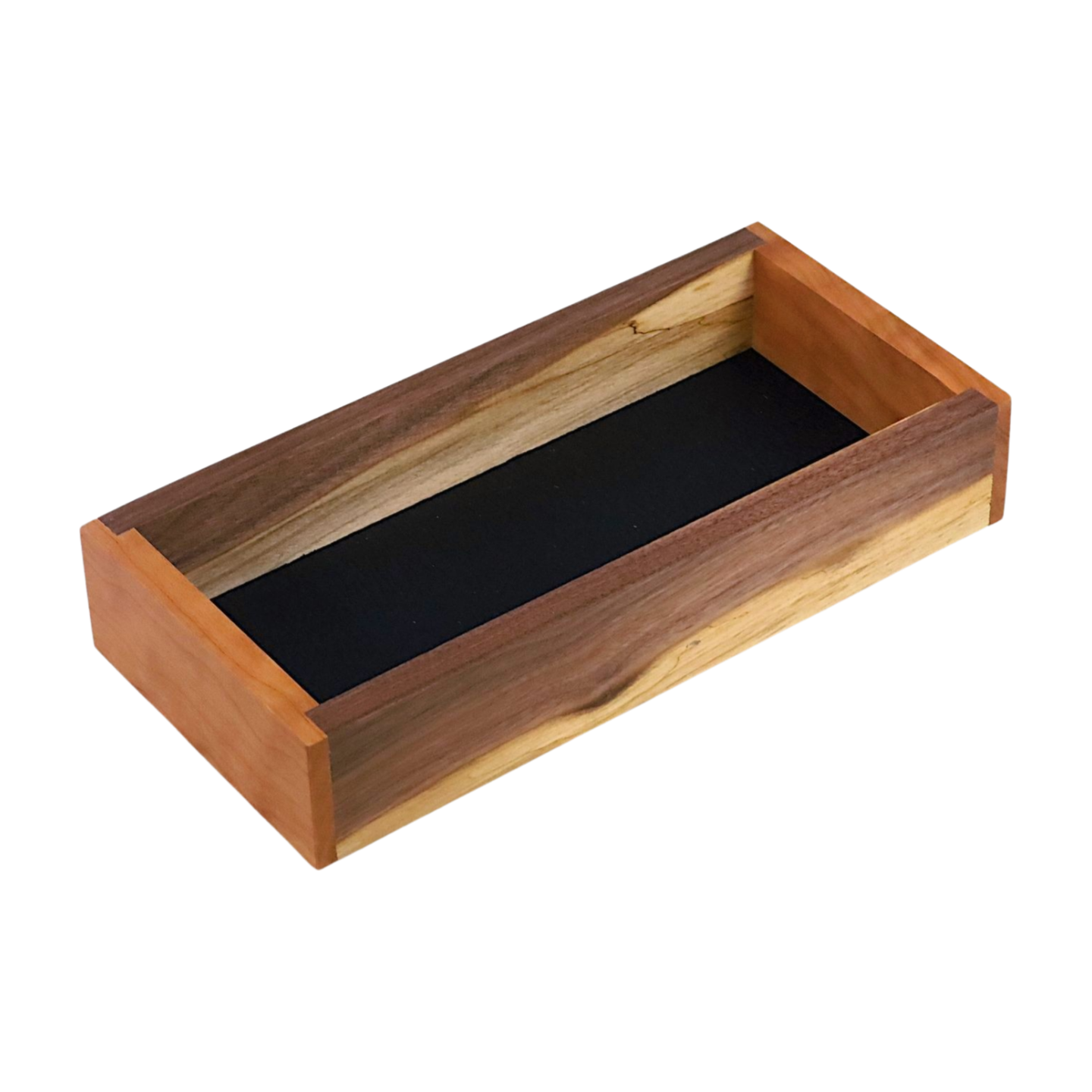 Medium Two-Tone Walnut and Cherry Tray - Dragon Armor Games