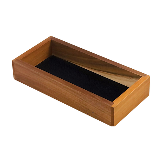 Medium Two-Tone Walnut and Cherry Tray - Dragon Armor Games